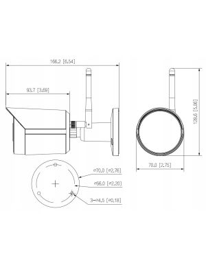 KAMERA IP DAHUA IPC-HFW1430DS-SAW-0280B