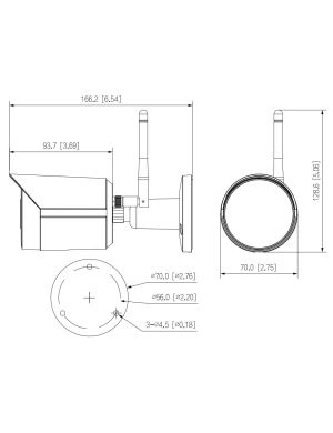 KAMERA IP DAHUA IPC-HFW1230DS-SAW-0280B