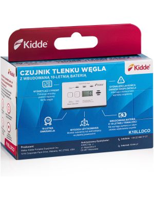 Czujnik czadu z wyświetlaczem Kidde K10LLDCO