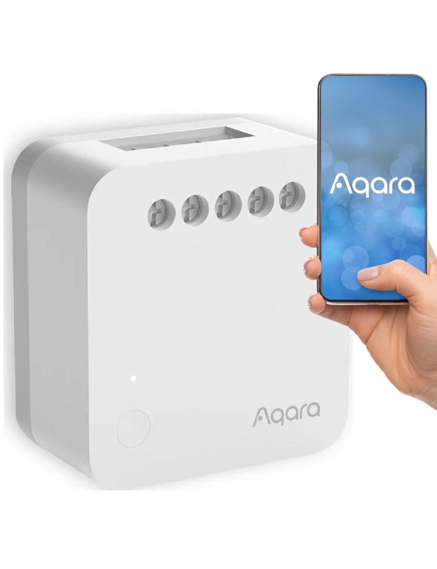 AQARA Przekaźnik podpuszkowy T1 SSM-U02 Homekit wersja EU (bez przewodu neutralnego)