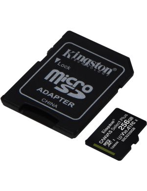 Karta pamięci Kingston Canvas Select Plus 256GB 100MB microSDXC CL10 + SD Adapter