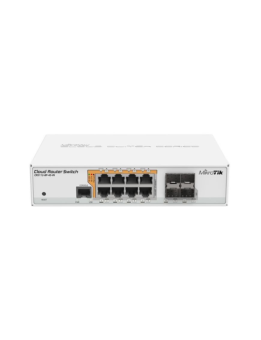 MIKROTIK ROUTERBOARD CRS112-8P-4S-IN POE