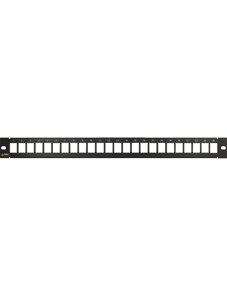 PULSAR RAP-RJ45 - Ramka RAP-RJ45 Patch Panel Keystone (RJ45), krosownica 24 porty