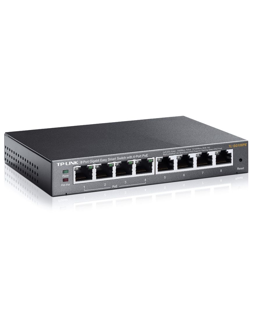 SWITCH TP-LINK TL-SG108PE