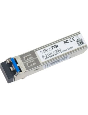 MODUŁ SFP MIKROTIK S-31DLC20D 1.25G SM 20km 1310nm