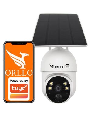 Kamera IP bezprzewodowa 4G LTE obrotowa z panelem solarnym Orllo TZ1 PRO