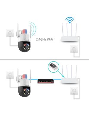 Kamera IP Orllo TZ3 zewnętrzna obrotowa Wi-Fi poe 5MP