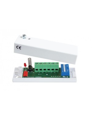ALARMTECH CD 550 - Detektor wstrząsów z rozszerzeniem detekcji o kanał integracyjny ( INT ), obudowa plastikowa, biała