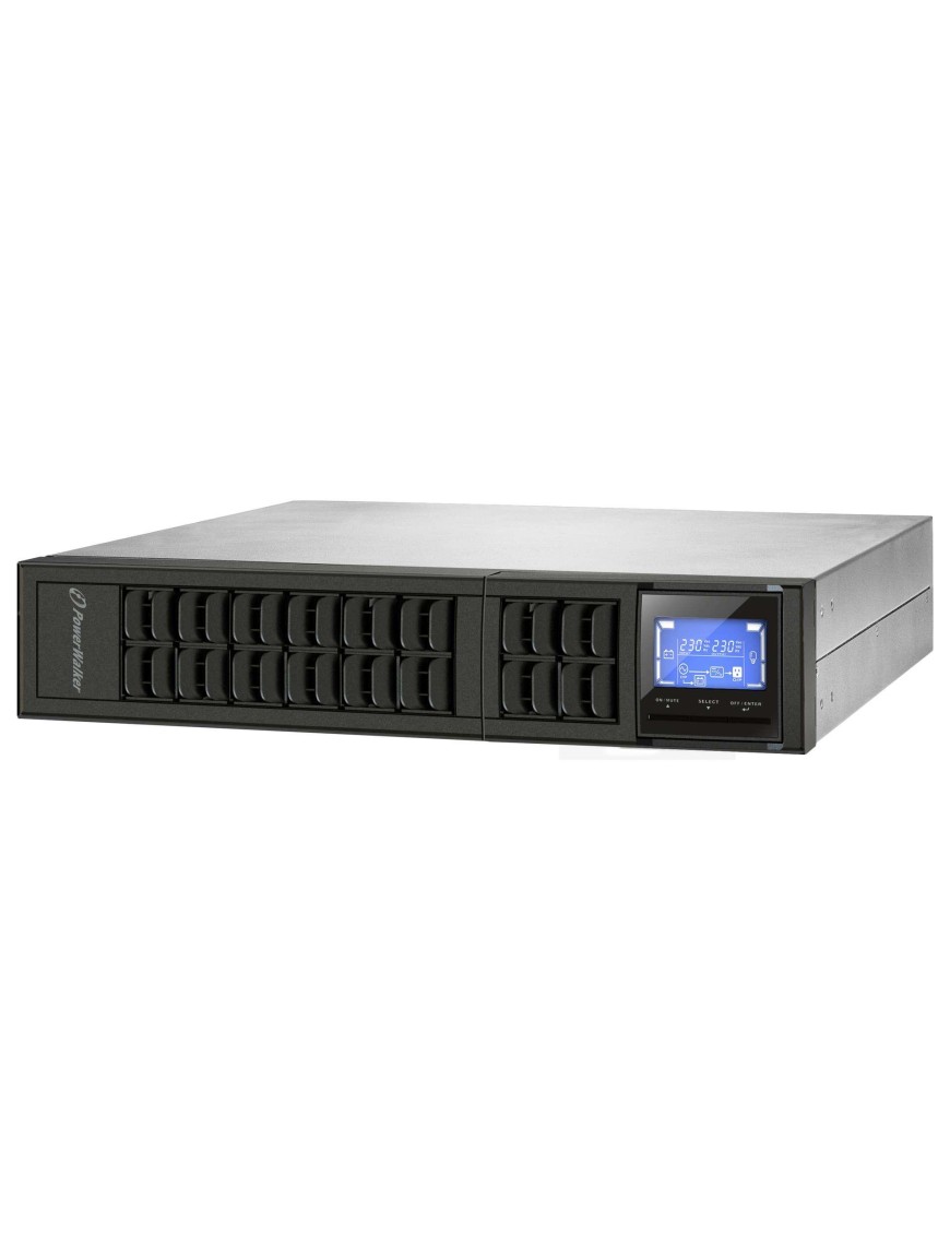 POWERWALKER VFI 1000 CRM LCD - Zasilacz awaryjny 1000 VA, 3x IEC C13, LCD, RACK 19" 2U/tower