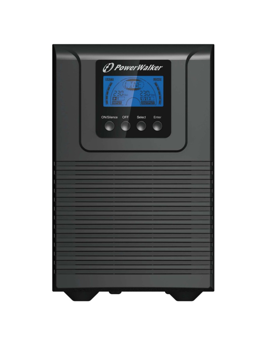 POWERWALKER VFI 1000 TG - Zasilacz awaryjny 1000 VA, 4x IEC C13, LCD, tower