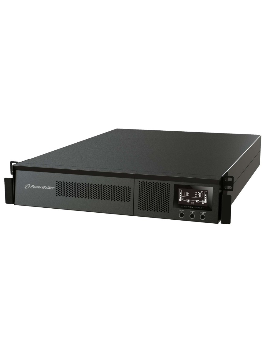 POWERWALKER VFI 1500 RMG PF1 - Zasilacz awaryjny 1500 VA, 8x IEC C13, LCD, RACK 19" 2U