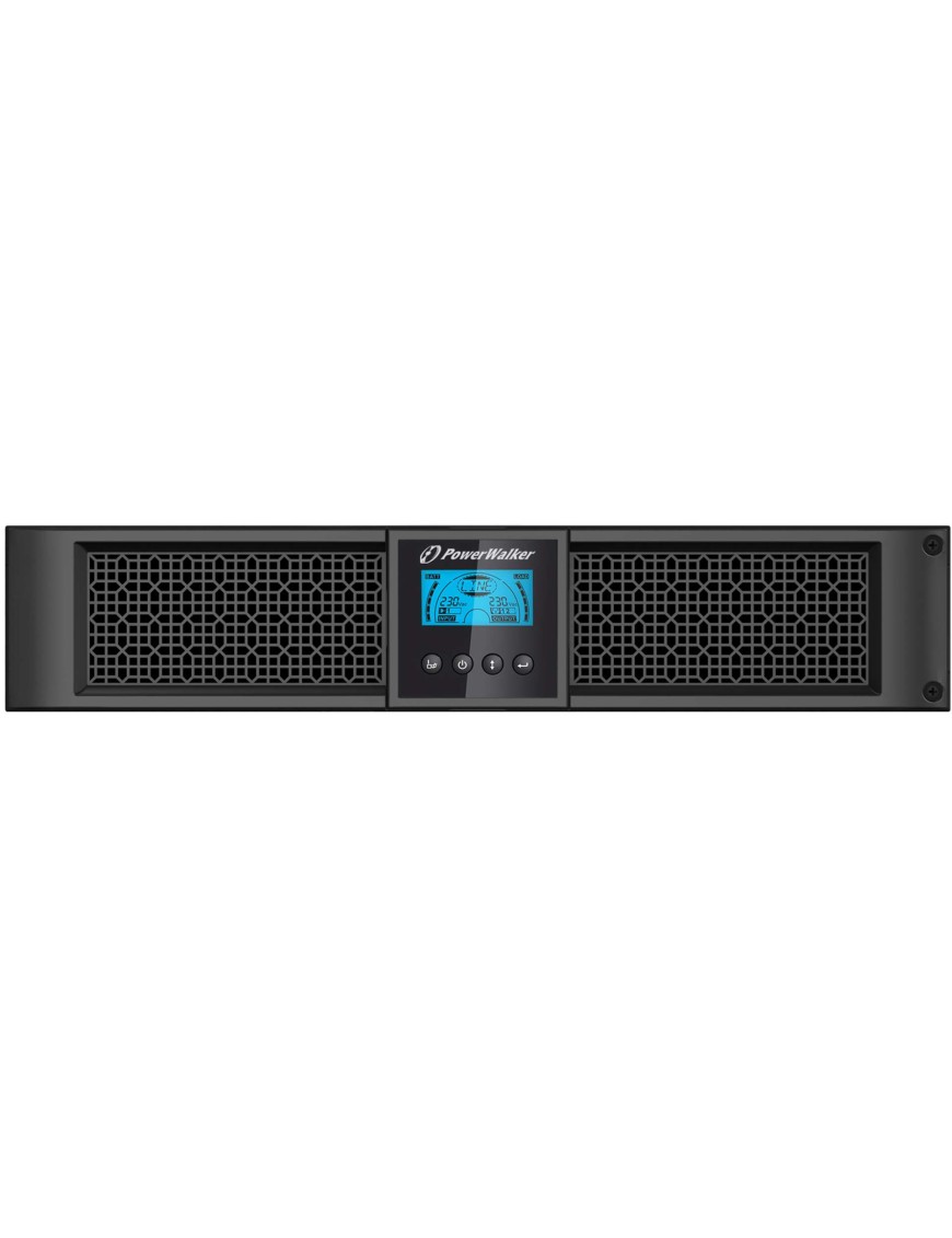 POWERWALKER VFI 3000 RT HID - Zasilacz awaryjny 3000 VA, LCD, RACK 19" 2U/tower