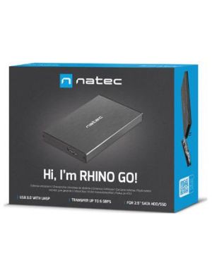 Zewnętrzna obudowa dysku Natec Rhino Go SATA 2.5cala USB 3.0 Czarny