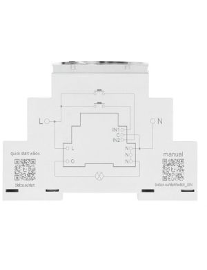 Moduł przekaźnikowy switchbox din Blebox