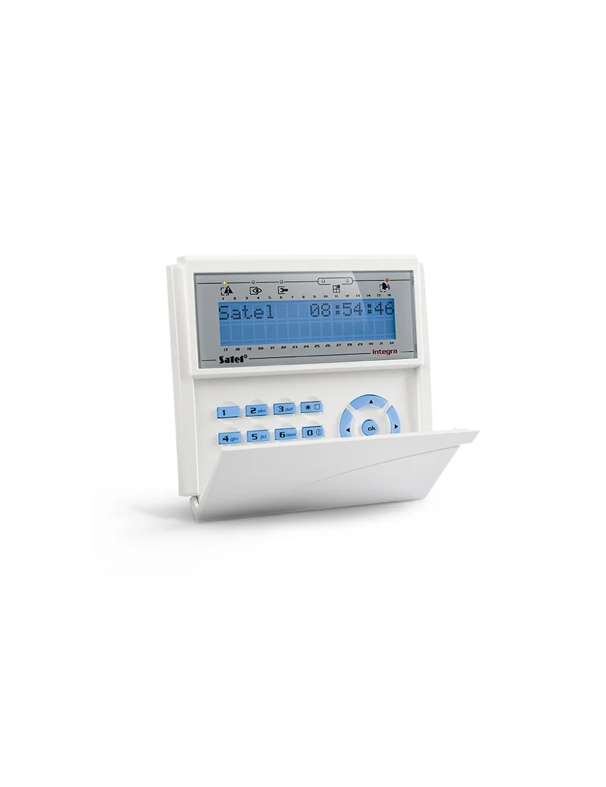 SATEL INT-KLCD-BL - Manipulator LCD (typ I, niebieskie podświetlenie)