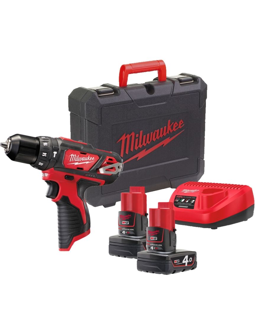 MILWAUKEE M12BPD-402C - Wiertarko-wkrętarka udarowa 4933441935