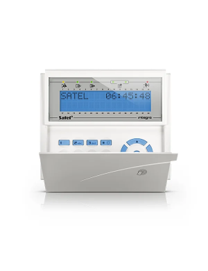 SATEL INT-KLCDR-BL - Manipulator LCD z czytnikiem zbliżeniowym (typ I, niebieskie podświetlenie)