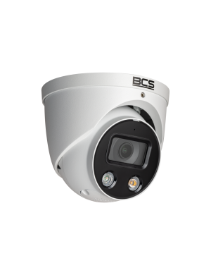 BCS-L-EIP55FCR3L3-Ai1(2) - Kamera IP kopułowa, 5MP, 2.8mm, IR+białe światło, zew. IP67