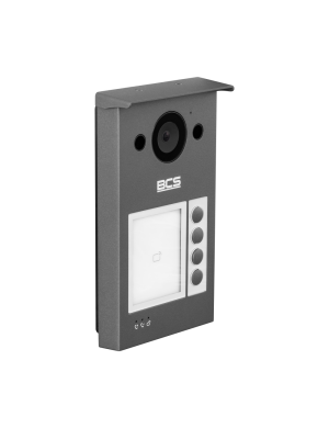 BCS-PANX401G-2 - Jednorodzinna stacja bramowa IP/2-żyłowa, kamera, IR, czytnik Mifare, zew. IP66, IK08