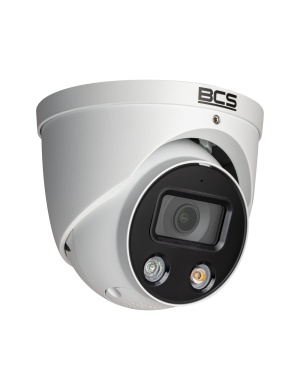 BCS-L-EIP58FCR3L3-Ai1(2) - Kamera IP kopułowa, 8MP, 2.8mm, IR+białe światło, zew. IP67