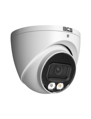 BCS-L-EIP12FCR3L3-Ai1 - Kamera IP kopułowa, NightColor, 2MP, 2.8 mm, IR, białe światło, zew. IP67