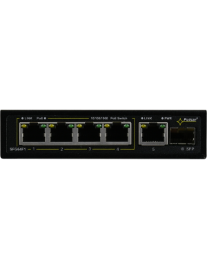 PULSAR SFG64F1WP - Switch PoE 6-portowy SFG64F1WP bez zasilacza do 4 kamer IP