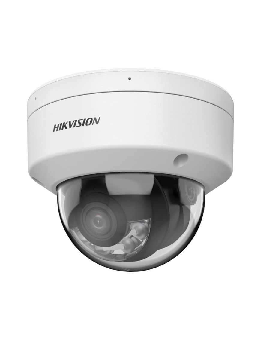 HIKVISION DS-2CD2143G2-LIS2U(2.8mm) - Kamera IP kopułowa, 4MP, 2.8mm, Smart Hybrid Light, zew. IP67, IK10