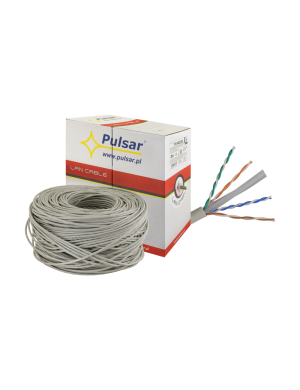 PULSAR PU-NC206 - Skrętka komputerowa, U/UTP, cat 6, 23AWG, Cu, Eca, 305m (wewnętrzna)