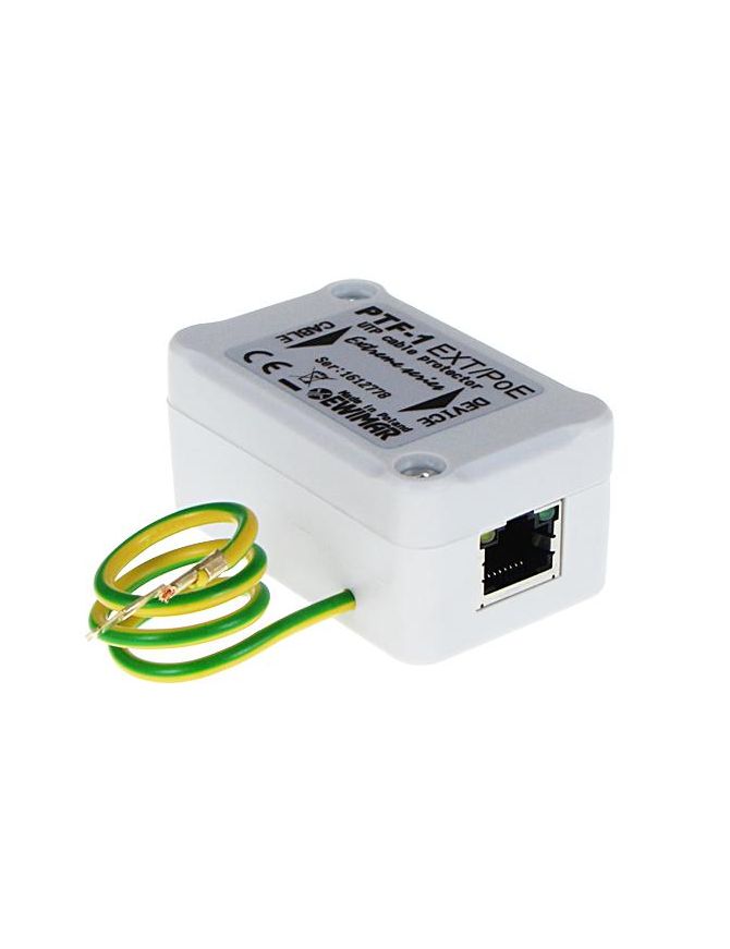 Zabezpieczenie przeciwprzepięciowe 1-kanałowe do kamer IP serii EXTREME EWIMAR PTF-51-EXT/PoE