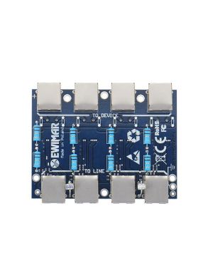 Moduł LAN z zabezpieczeniem przeciwprzepięciowym EXT z ochroną PoE EWIMAR PTF-54-EXT/PoE