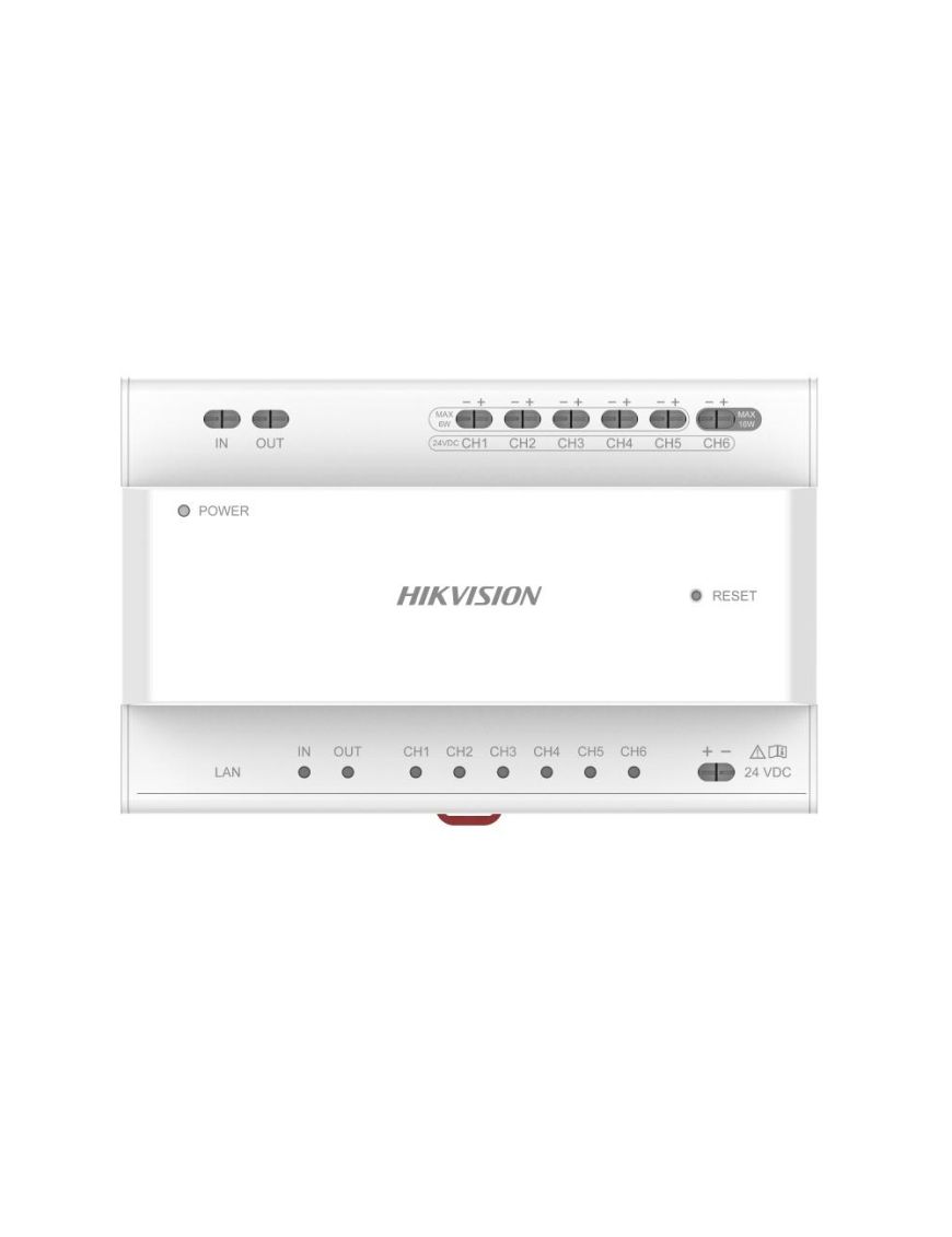 HIKVISION DS-KAD706Y - Dystrybutor IP do systemów wideodomofonowych, 2-żyłowych