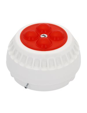 W2 Sygnalizator SO-P8/BC - Sygnalizator optyczny 3, 6, 9, 12 metrów, biała obudowa, czerwone światło
