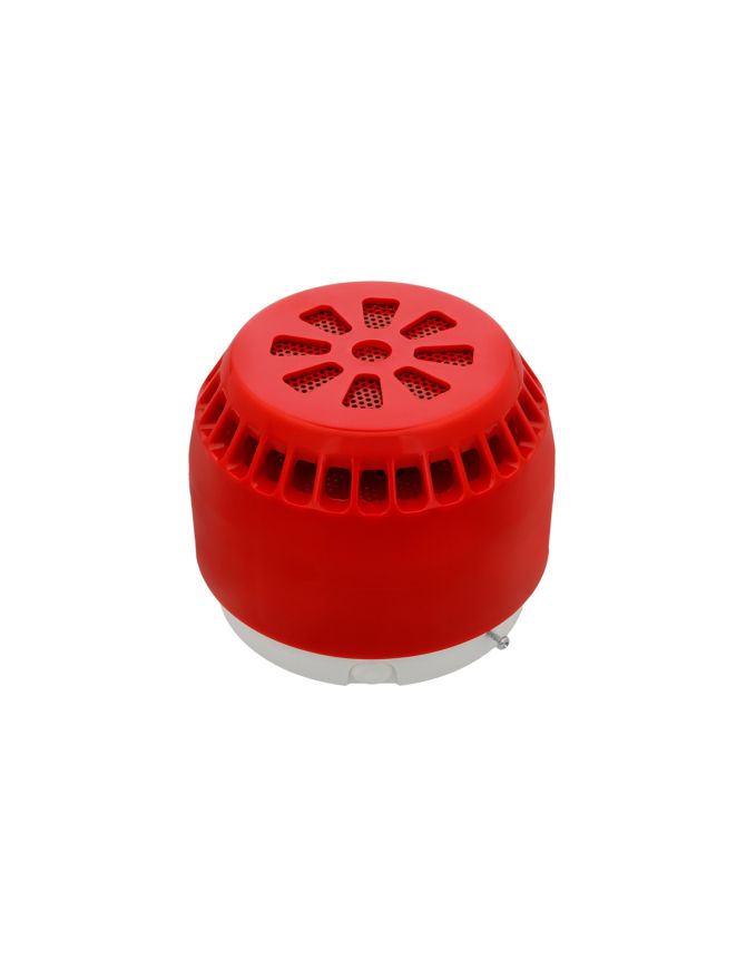 W2 Sygnalizator SA-P8/C - Sygnalizator konwencjonalny, akustyczny, w kolorze czerwonym