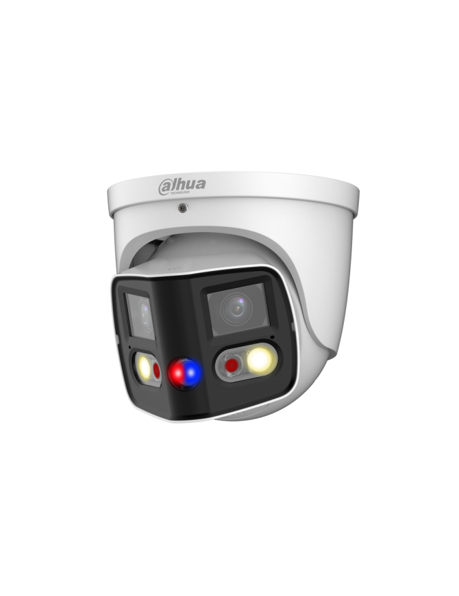 DAHUA IPC-PDW3849-A180-E2-AS-PV-0280B - Kamera IP panoramiczna, 8MP, 2.8mm, IR, białe światło, zew. IP67