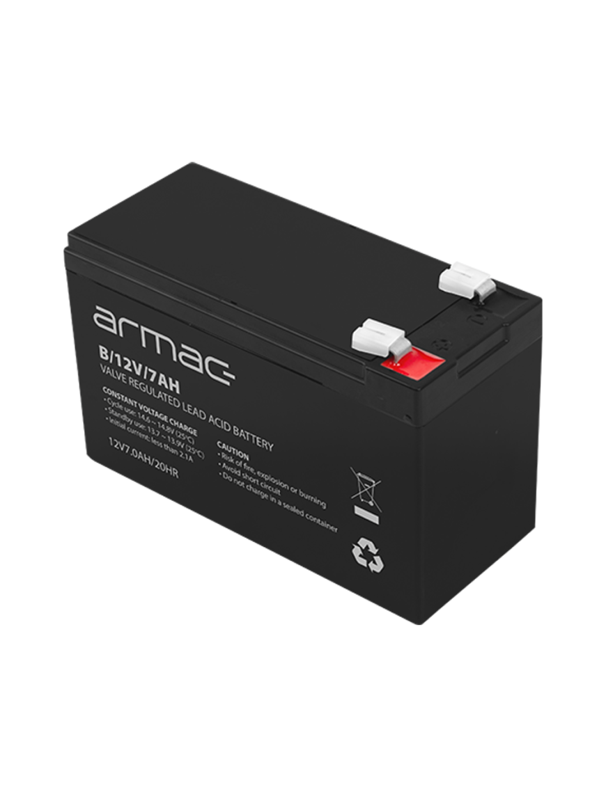 ARMAC B/12V/7AH - Uniwersalny akumulator żelowy do zasilaczy awaryjnych ARMAC, 12V/7AH