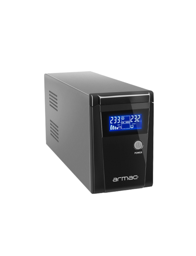 ARMAC O/650E/LCD - Zasilacz awaryjny 650 VA, 2x 230V PL, LCD, tower