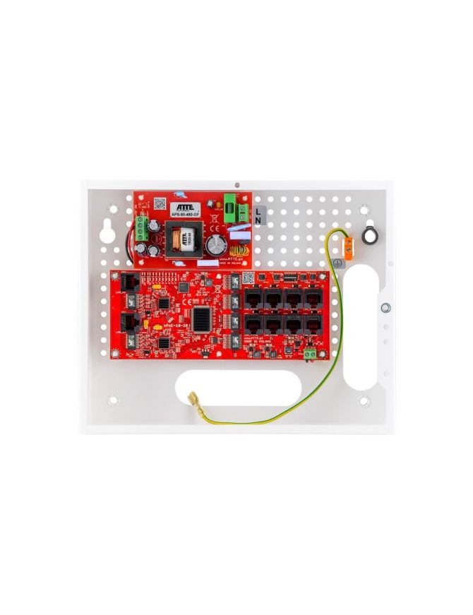 ATTE IP-8-20-E - Zestaw do 8 kamer IP switch PoE 8P+2G