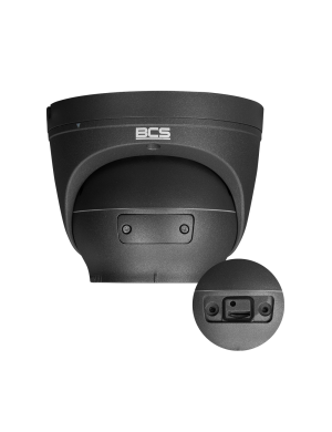 BCS-P-EIP42VSR4-G - Kamera IP kopułowa, IR, zew. IP67, kolor grafitowy