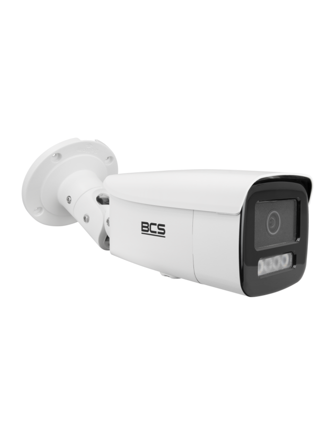 BCS-V-TIP58FCR6L6-Ai2(2) - Kamera IP tulejowa, 8MP, 2.8mm, IR + białe światło, zew. IP67