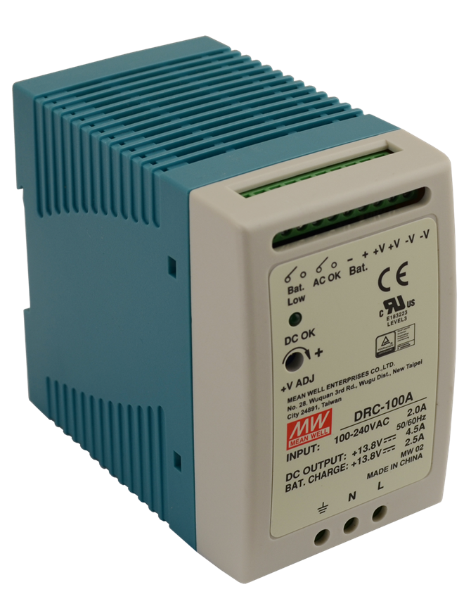PULSAR DRC-100A - Zasilacz na szynę DIN, 13.8V/100W/4.5A/2.5A