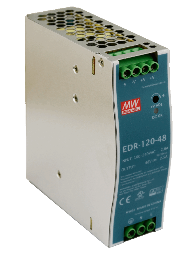 PULSAR EDR-120-48 - Zasilacz na szynę DIN, EDR 48V/120W/2,5A