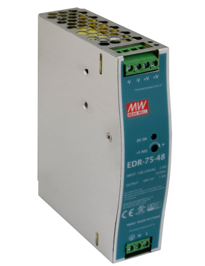 PULSAR EDR-75-48 - Zasilacz na szynę DIN, EDR 48V/75W/1,6A