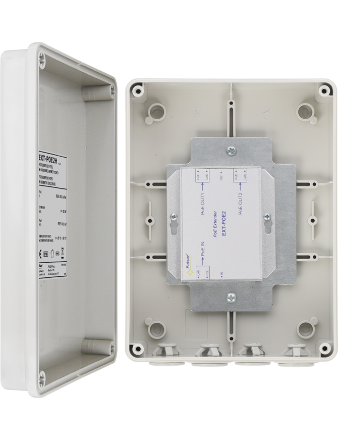 PULSAR EXT-POE2H - Extender EXT-POE2 w obudowie hermetycznej