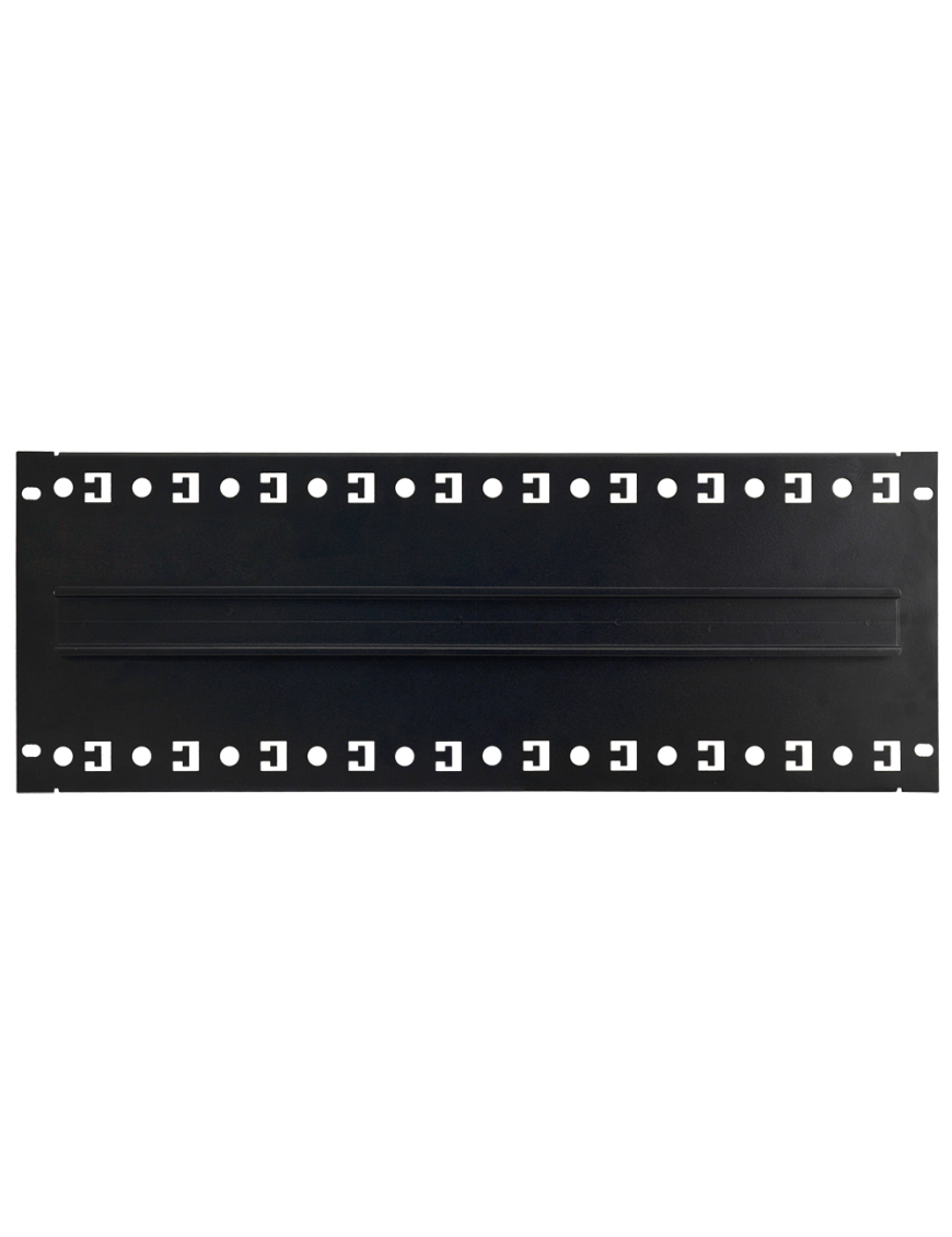 PULSAR RADIN - Blacha montażowa 4U z szyną DIN-TH35-24xS do szaf RACK19"