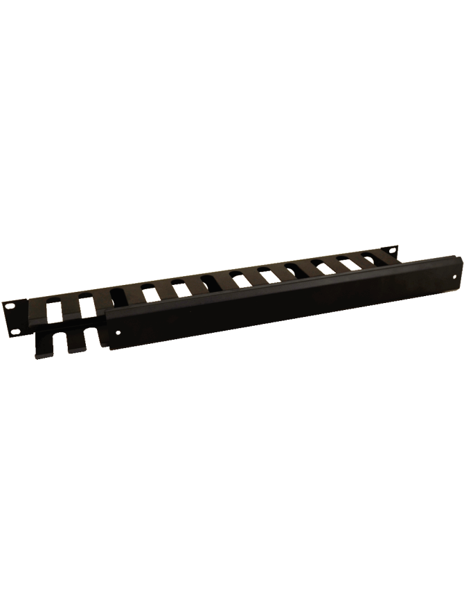 PULSAR RAOK-1M - Organizer kabli poziomy metalowy z pokrywką 1U
