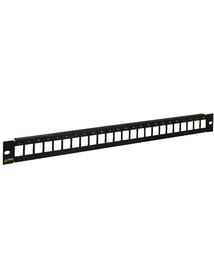 PULSAR RAP-RJ45 - Ramka RAP-RJ45 Patch Panel Keystone (RJ45), krosownica 24 porty