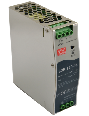 PULSAR SDR-120-48 - Zasilacz na szynę DIN, SDR 48V/120W/2.5A