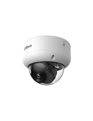 DAHUA IPC-HDBW3649E-AS-IL-0280B - Kamera IP kopułowa, 6MP, 2.8mm, IR, białe światło, zew. IP67, IK10