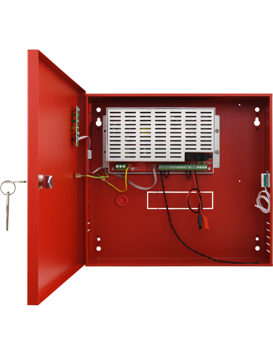 PULSAR EN54C-3A7 - Zasilacz do systemów przeciwpożarowych, EN54C 27.6V/3A/2x7Ah