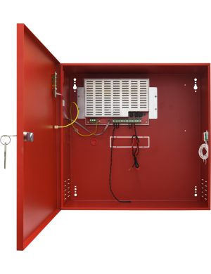 PULSAR EN54C-5A28 - Zasilacz do systemów przeciwpożarowych, EN54C 27.6V/5A/2x28Ah